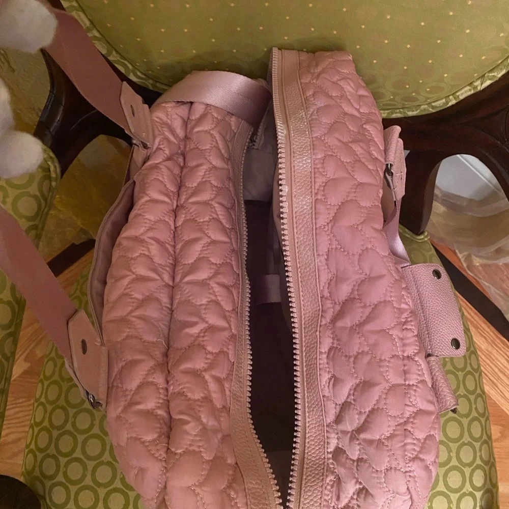 Cynthia Rowley pink baby bag, large